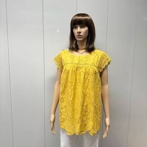 🌻EMBROIDERED LACE BLOUSE